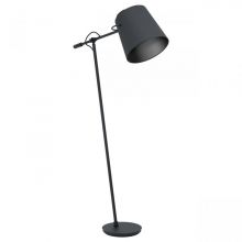 Granadillos lampa podłogowa czarna 1x40W E27